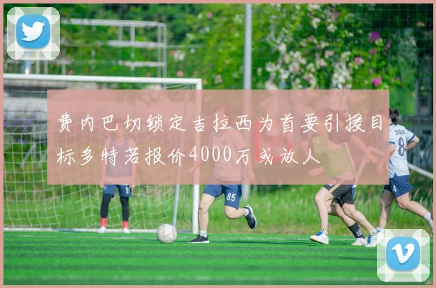 费内巴切锁定吉拉西为首要引援目标多特若报价4000万或放人